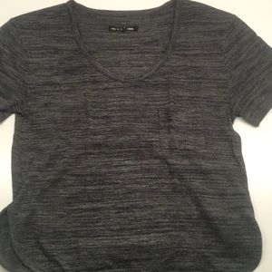 Rag & Bone grey knit T-shirt